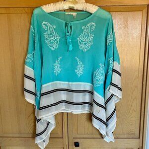 Boho embroidered blouse